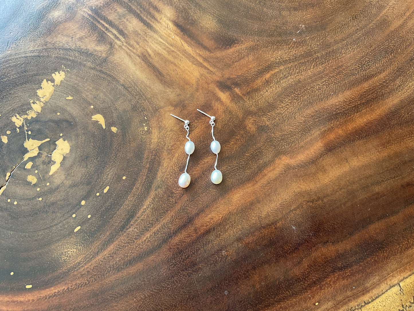 Arete Colgante Perla Del Desierto