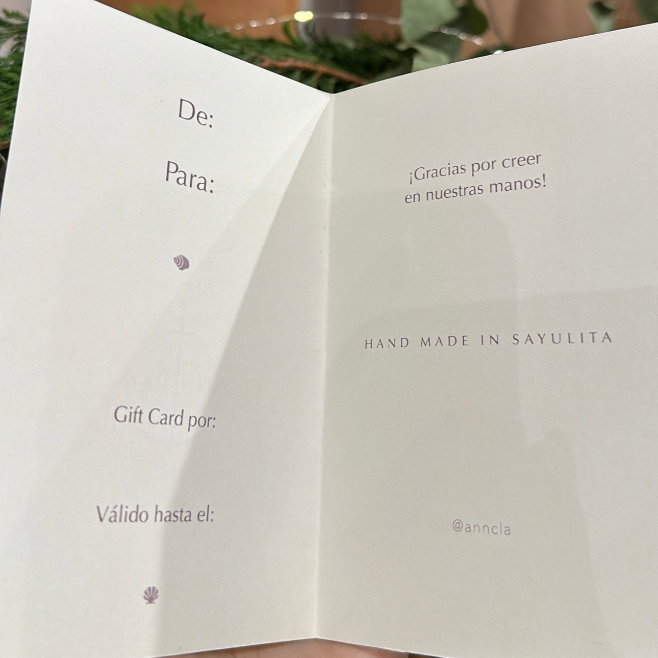 Gift Card - Anncla
