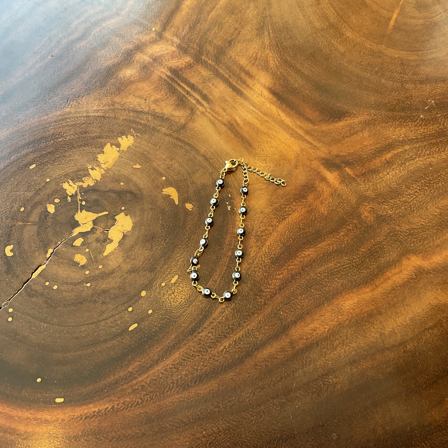 Pulsera Ojo Turco Negro Del Desierto