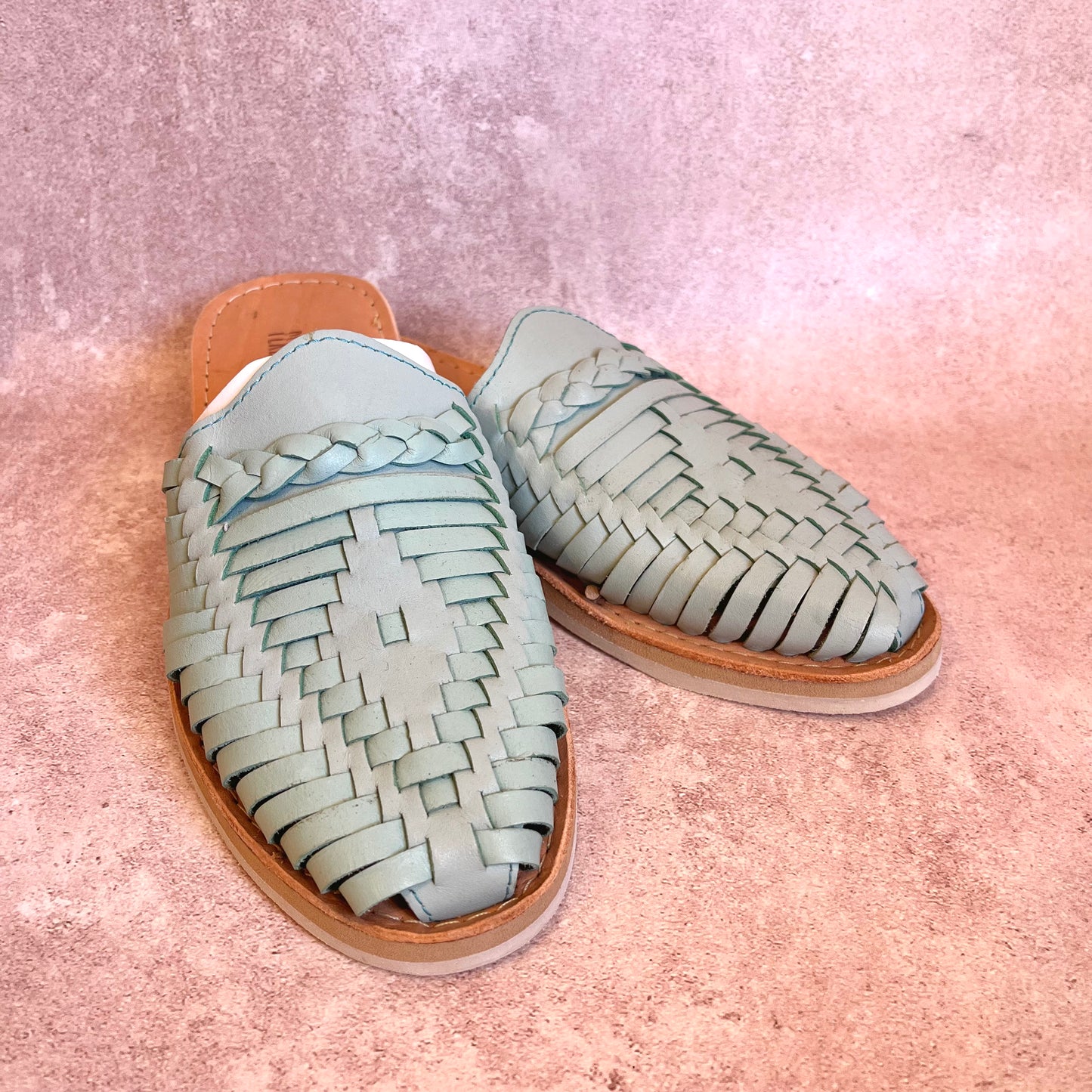 Huarache de piel • Dama