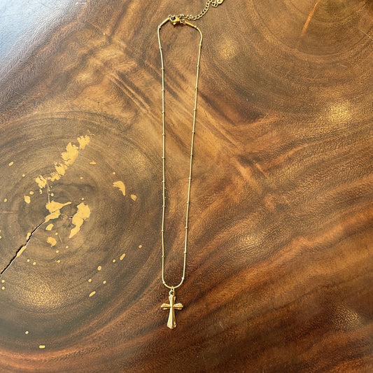 Collar Cruz Golden Arely Del Desierto