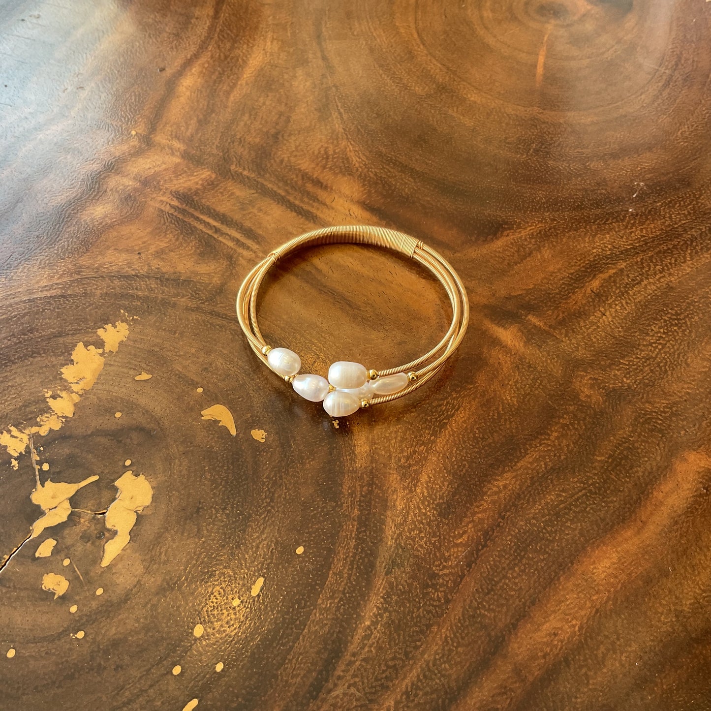 Pulsera Arco Perlas Del Desierto