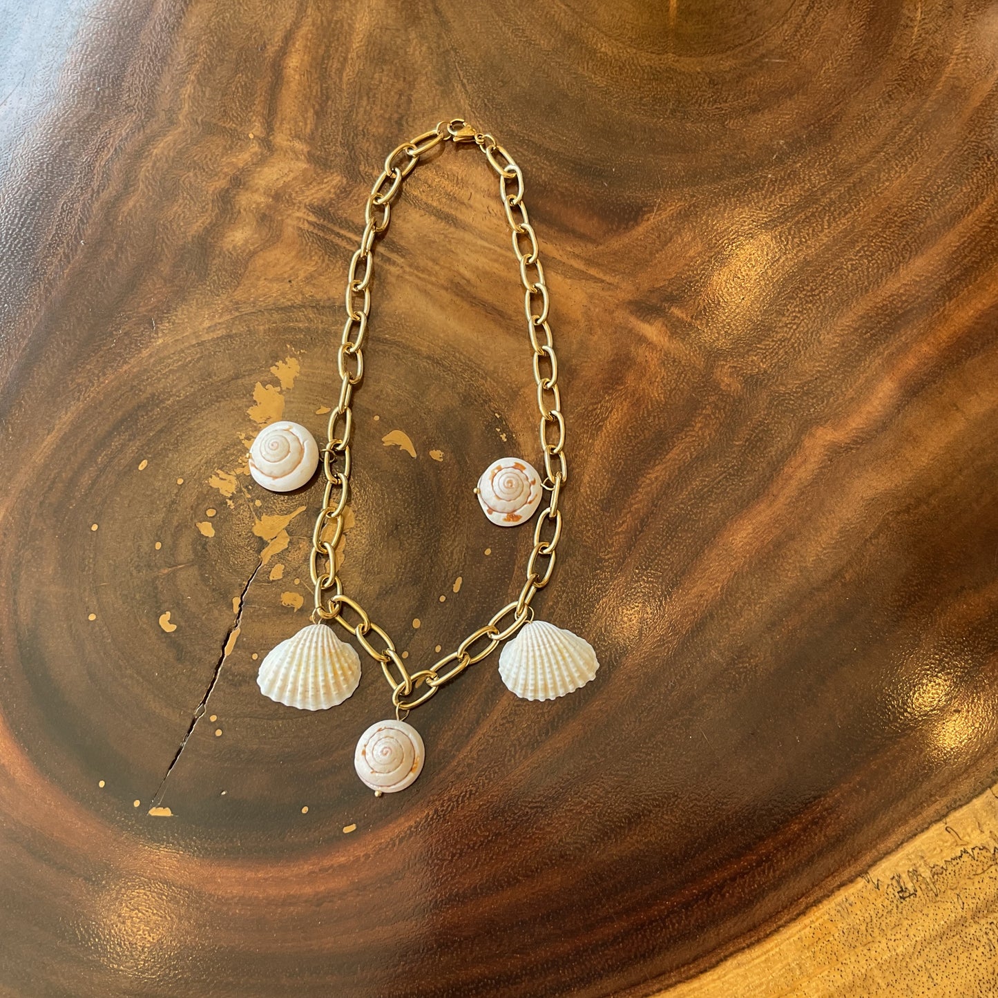 Collar Conchas Chunky Del Desierto