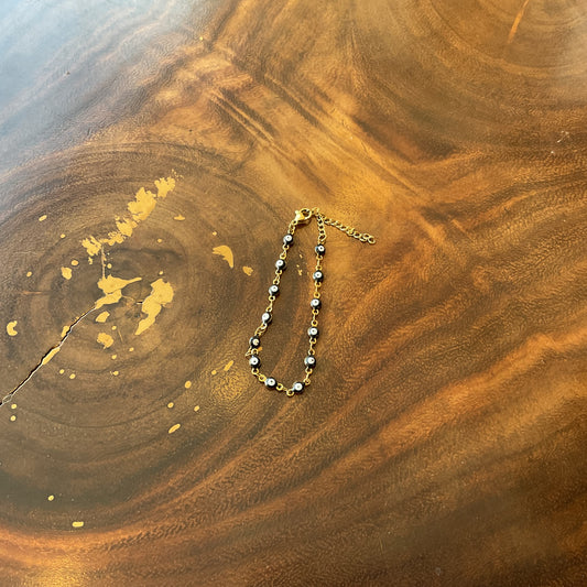 Pulsera Ojo Turco Negro Del Desierto