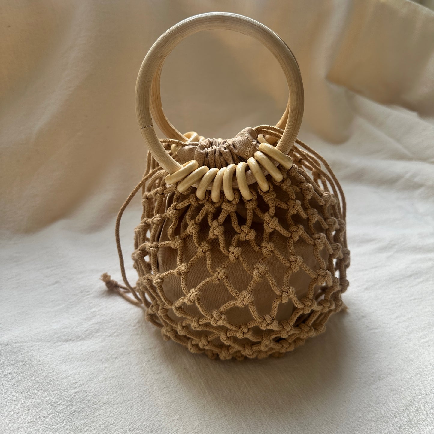 Bolsa circular nudos